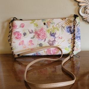 Elliott Lucca flower crossbody purse.